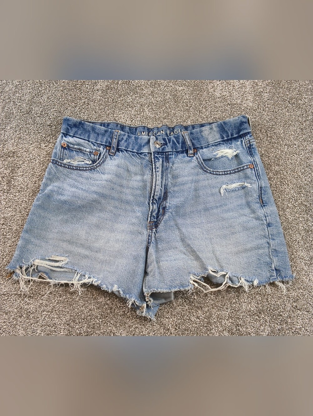 American Eagle Curvy Relaxed Fit Size 12 Shorts Strigid Cutoffs